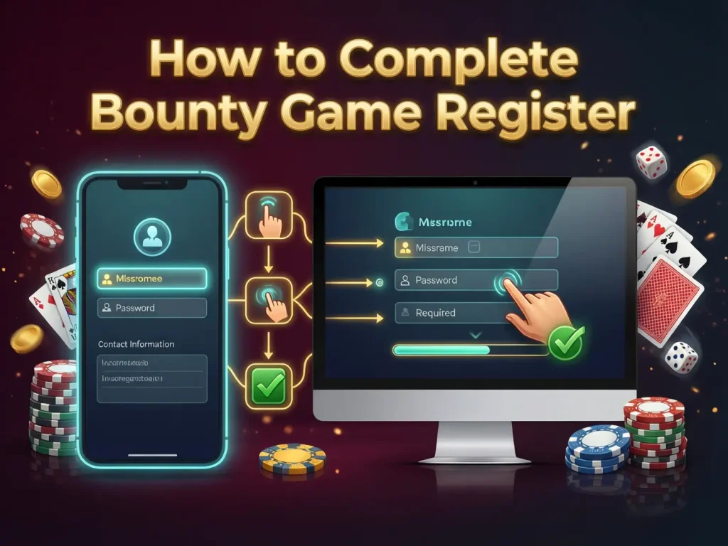 Register on Bounty Game
