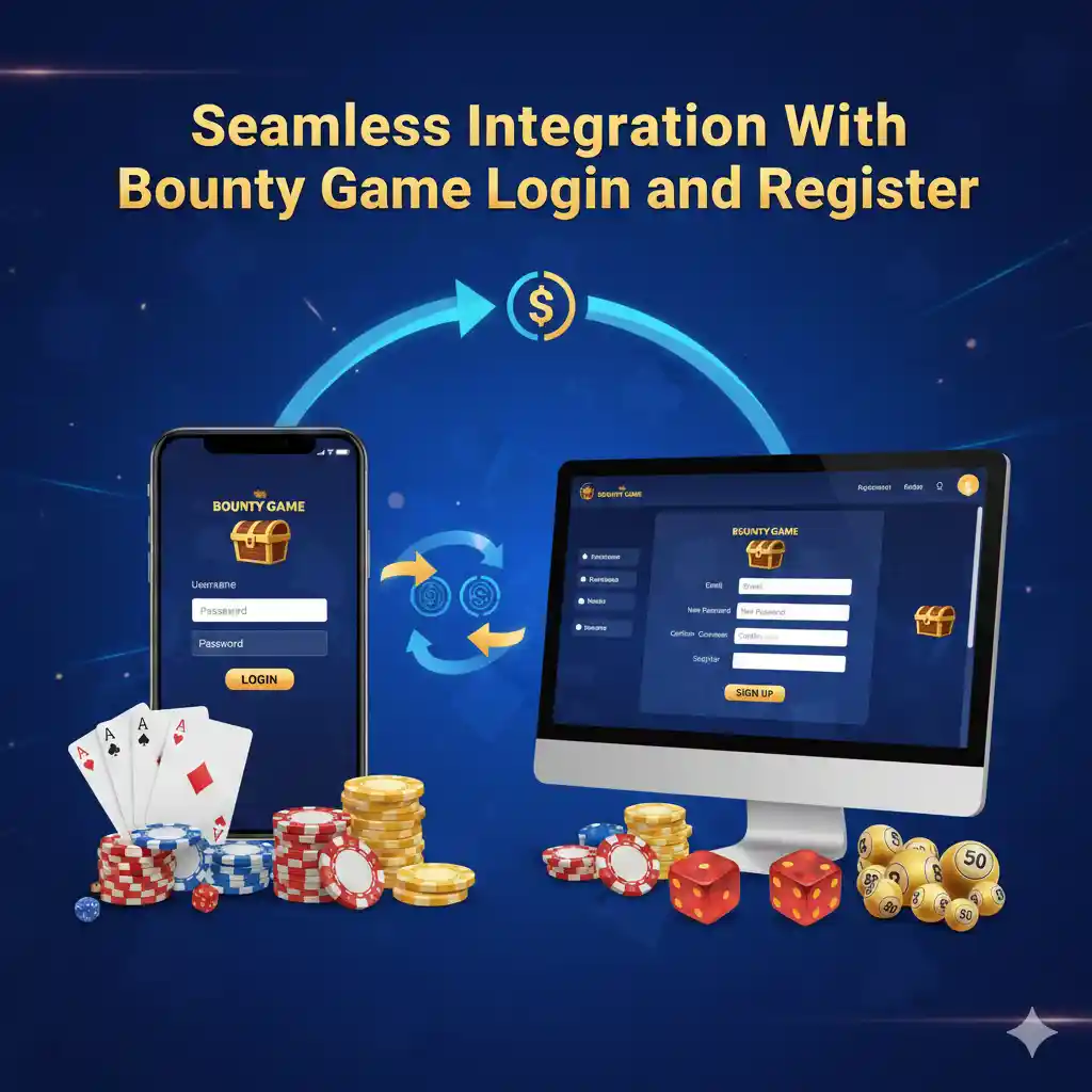 Seamless Integration With Bounty Game Login and Register